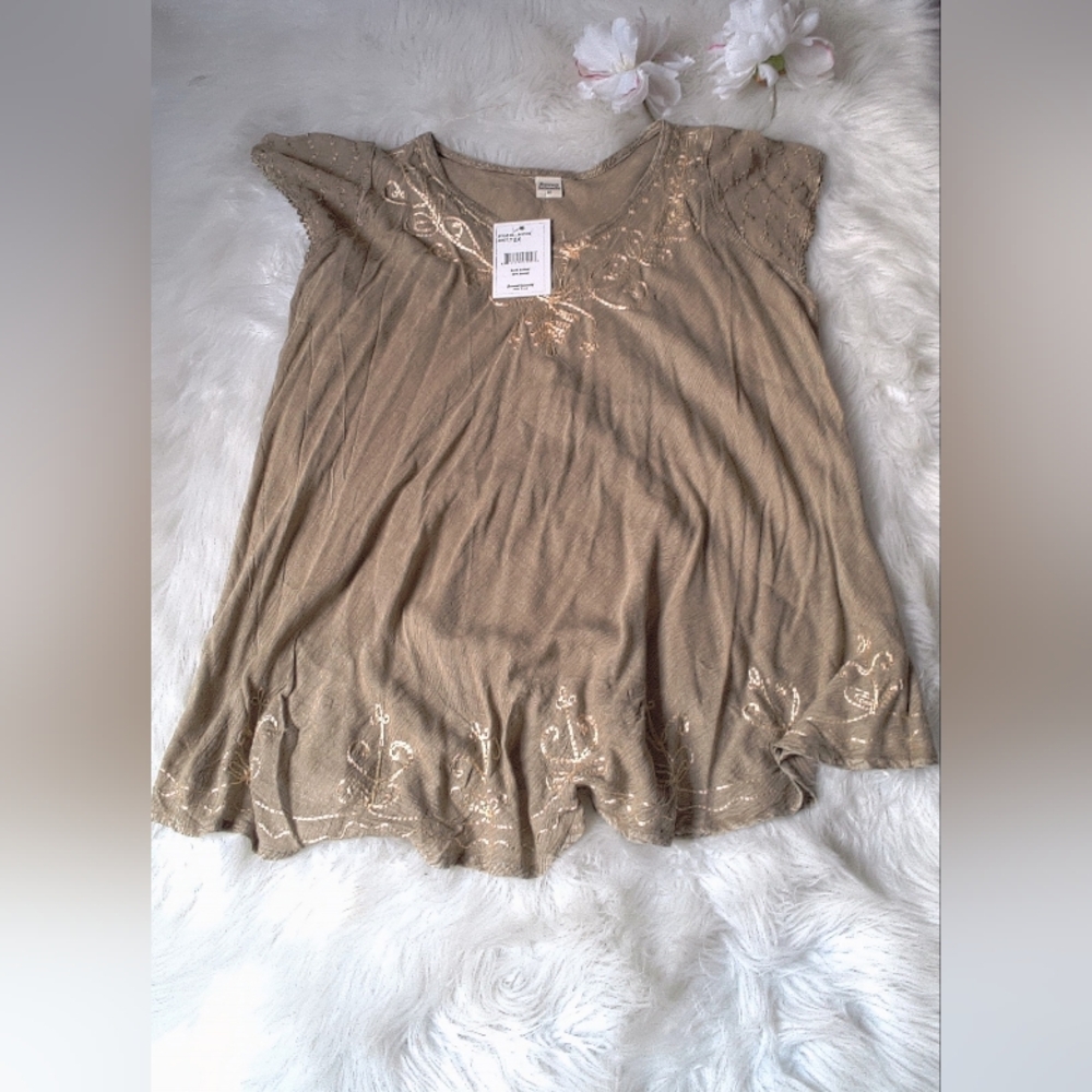 Seven Islands Embroidered Cover Up Size 2X